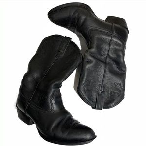 Black ARIAT Leather boots, Comfortable